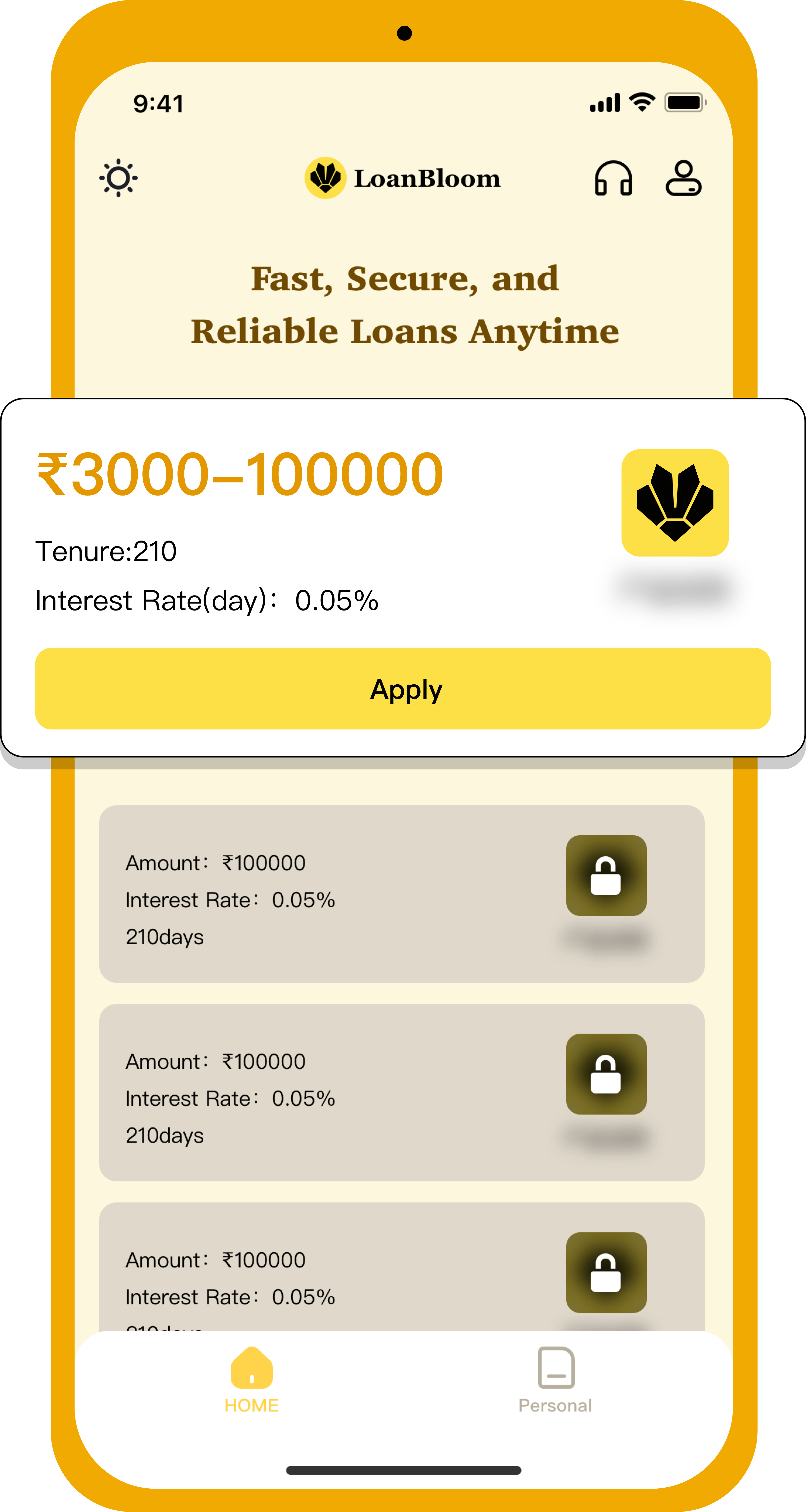 LoanBloom App Screenshot